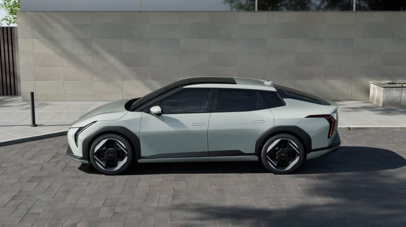 Der Kia EV4 Fastback - Seitenansicht
