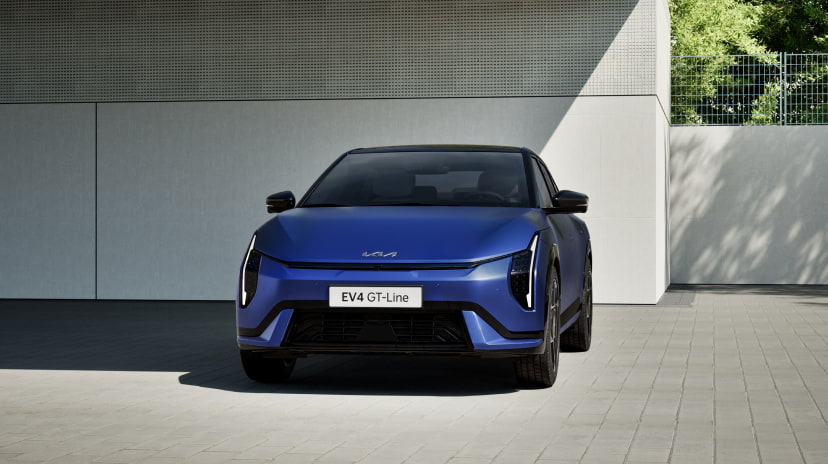 Der Kia EV4 Fastback GT-line- Frontansicht
