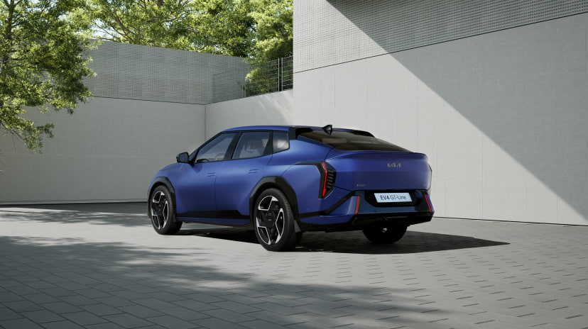 Der Kia EV4 Fastback GT-line - Heckansicht